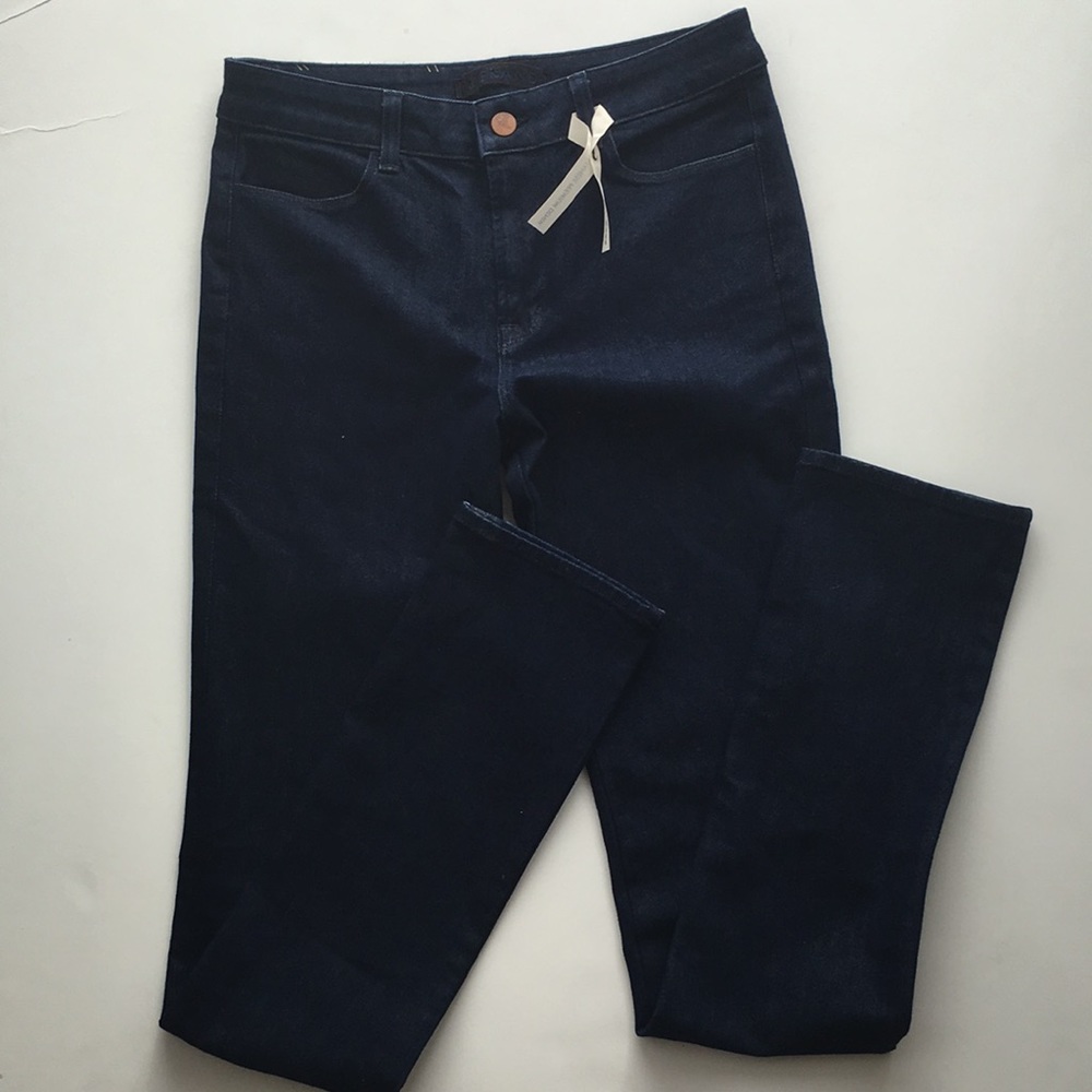 J BRAND Black Label Bardot Pencil Leg Slim Fit High-Rise NWT